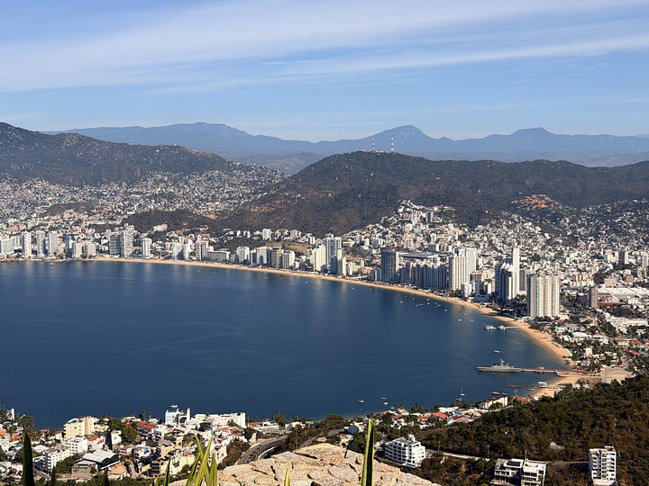 Bay views, Capilla de la Paz, Acapulco