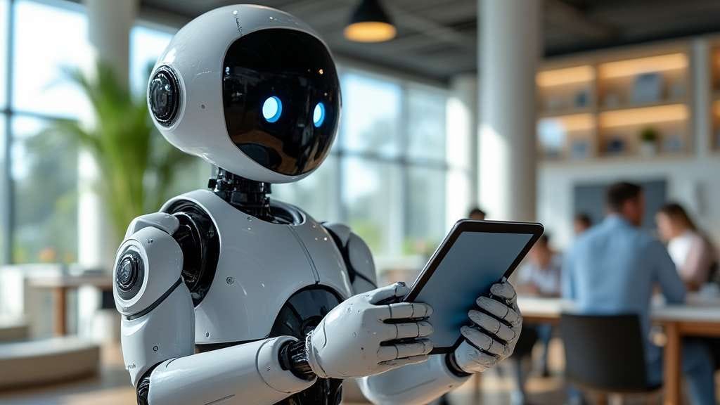 iPad with a robot iPad with a robot