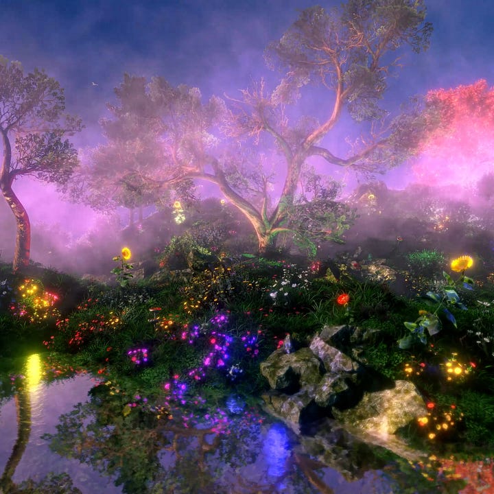 Some still images from Gaël's NFTs listed on Foundation marketplace