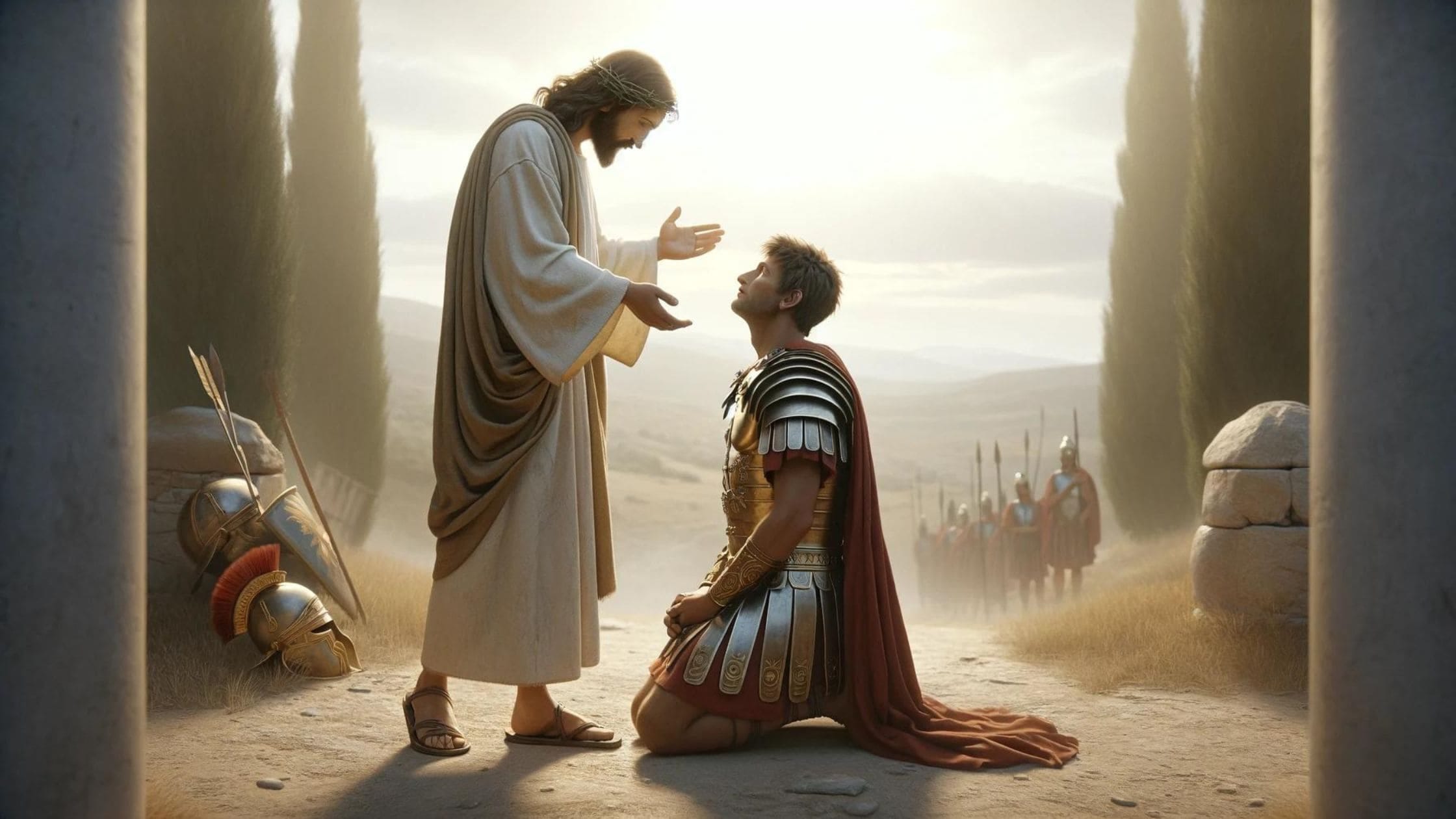 Roman Centurion Before Jesus