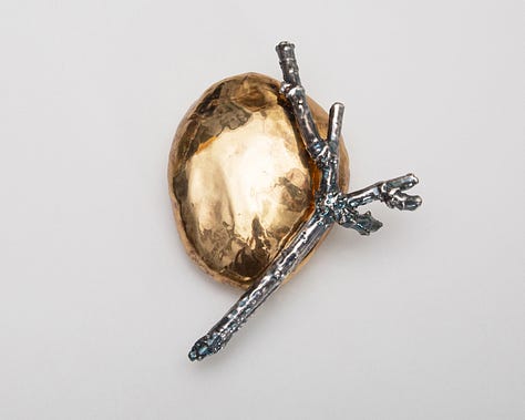 Jewellery by Giorgio VIgna, soon to go on show at Elisabetta Cipriani Gallery