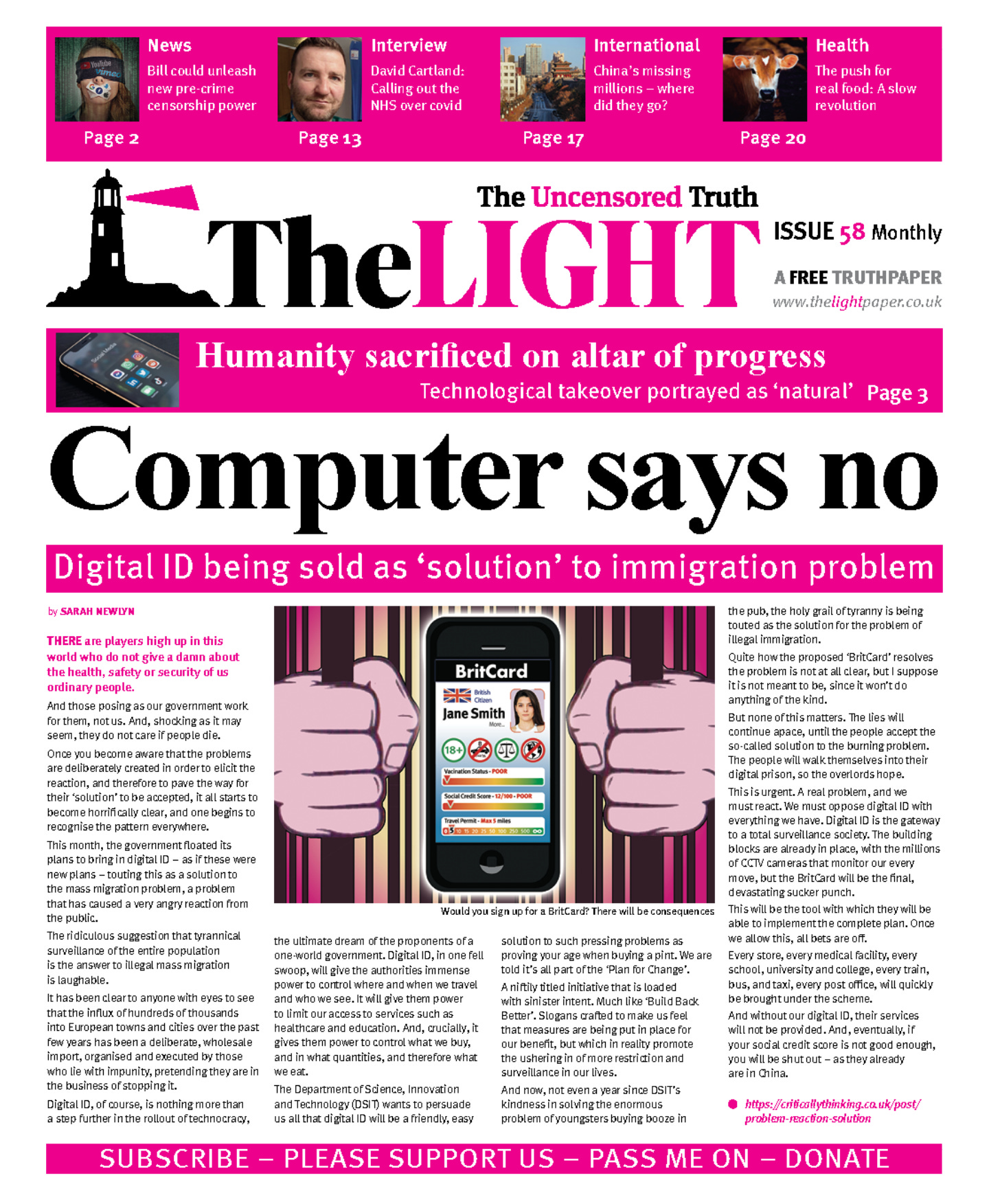The Light, Issue 58 - June/July 2025