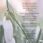 Poem on a Post-It [6]: Winter's Reign Ends