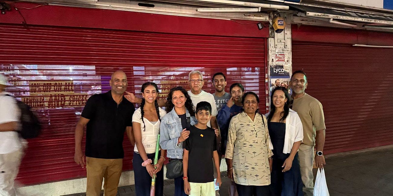 A message from Bhavin’s in Tooting