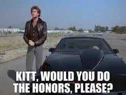 YARN | KITT, would you do the honors, please? | Knight Rider (1982) -  S04E01 Knight of the Juggernaut | Video gifs by quotes | 99eaa94a | 紗