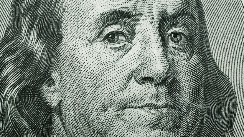 Macro photo of Ben Franklin on the One Hundred Dollar Bill Macro photo of Ben Franklin on the One Hundred Dollar Bill