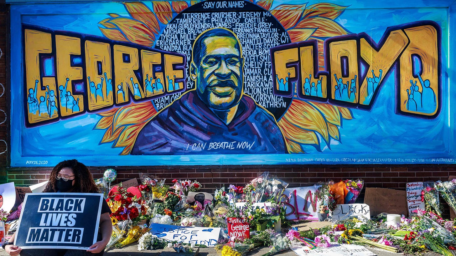 Murals honor George Floyd and Black Lives Matter movement Murals honor George Floyd and Black Lives Matter movement