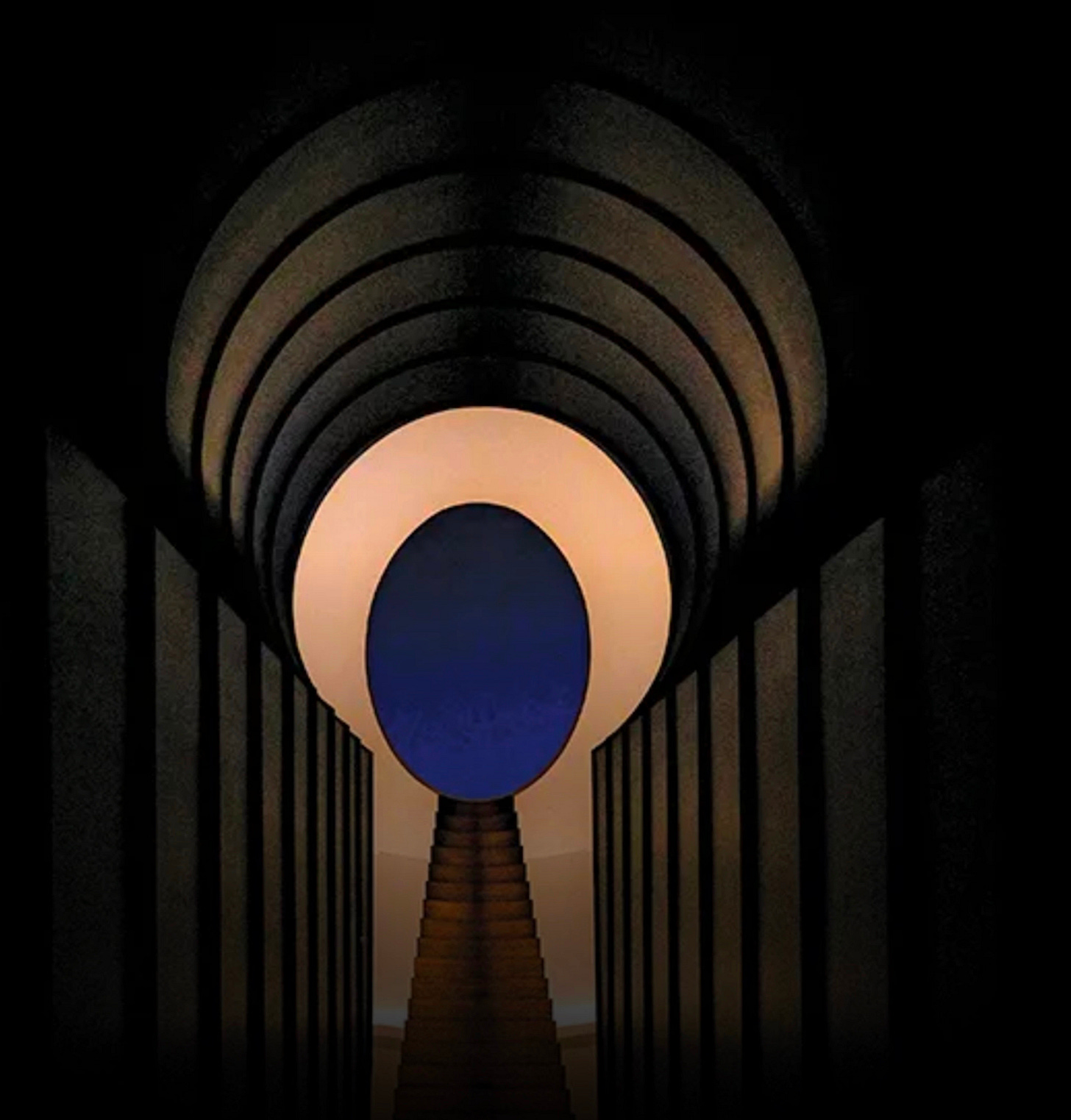 A glimpse of the view from 'Roden Crater', James Turrell's Arizona artwork