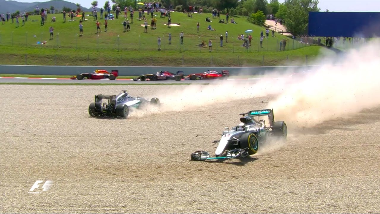 Rosberg And Hamilton Collide | Spanish Grand Prix 2016 Rosberg And Hamilton Collide | Spanish Grand Prix 2016