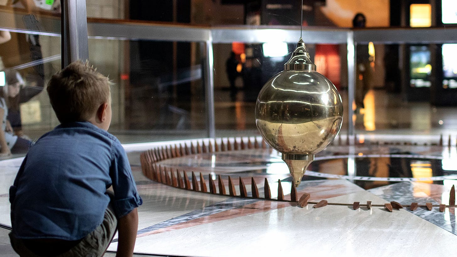 Herzstein Foucault Pendulum - HMNS Herzstein Foucault Pendulum - HMNS