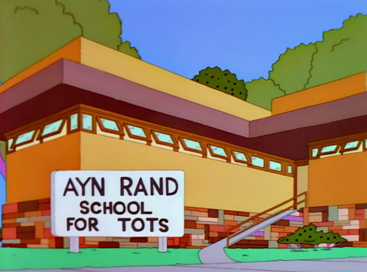Ayn Rand School for Tots | Simpsons Wiki | Fandom