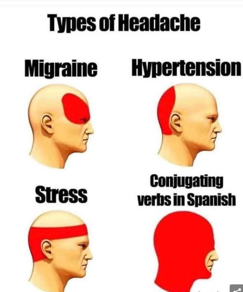 Language Learning Headache
