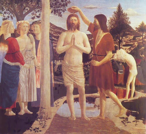 Piero della Francesca | Baptism of Christ (1460) | Art in Tuscany | Travel  guide for central Italy