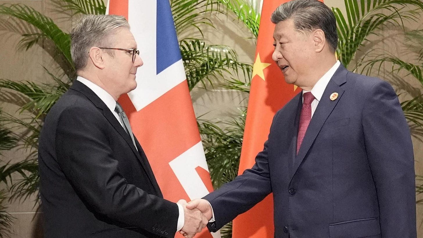 UK wants 'strong' relationship with China, says Keir Starmer - BBC News