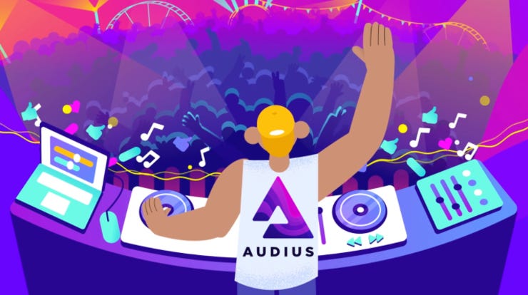 Audius blockchain music