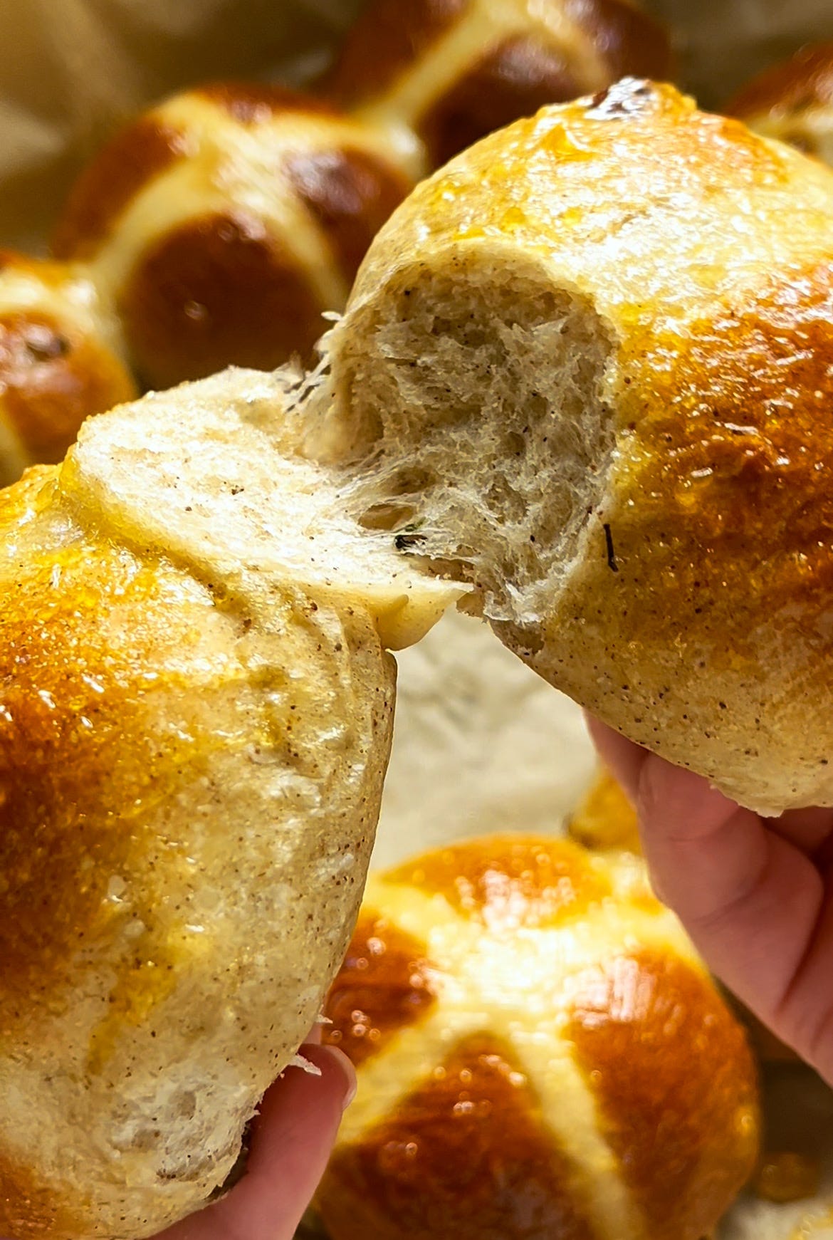 The Fluffiest Easter Hot Cross Buns You'll Ever Make — Japanese