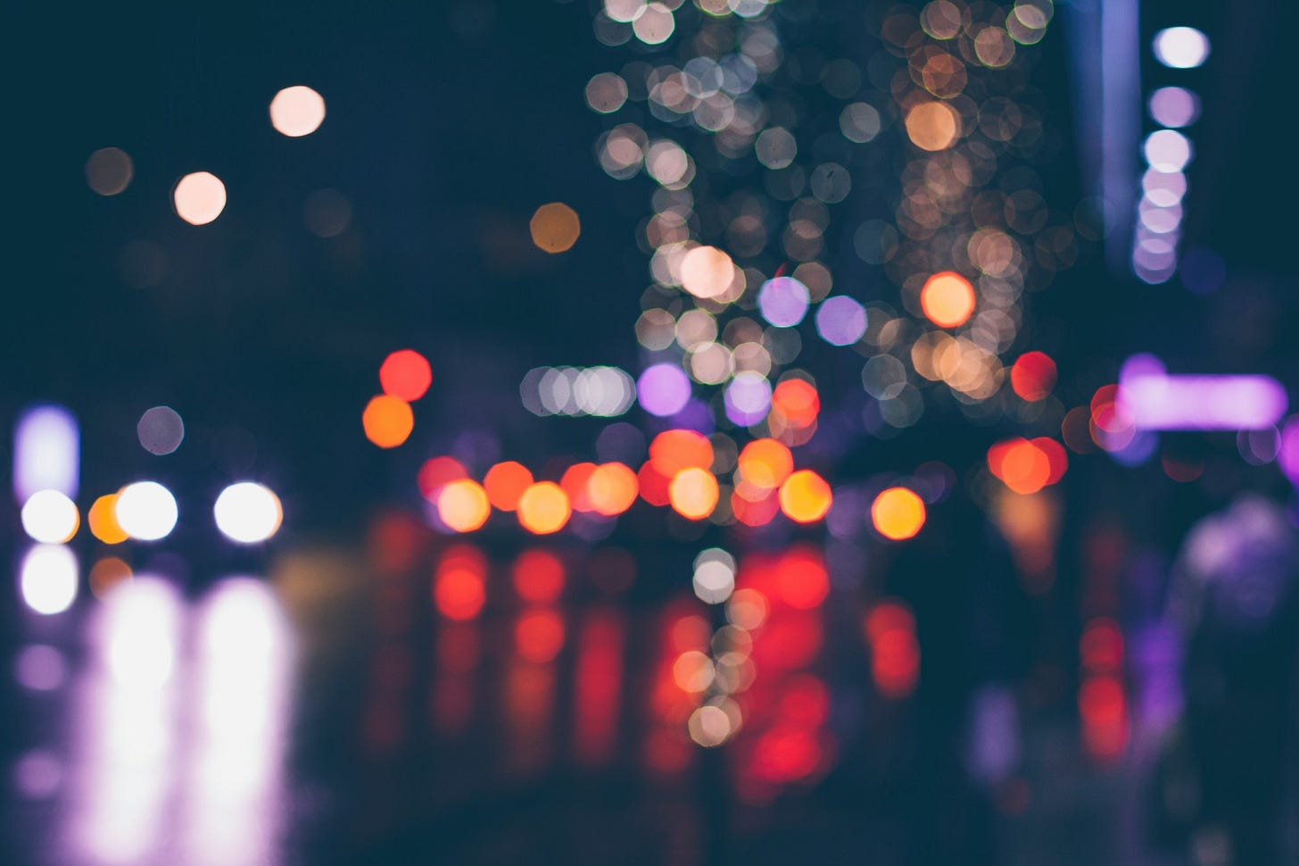 Bokeh effect in a city