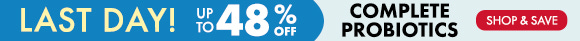 Get up to 48% Off on Complete Probiotics Get up to 48% Off on Complete Probiotics