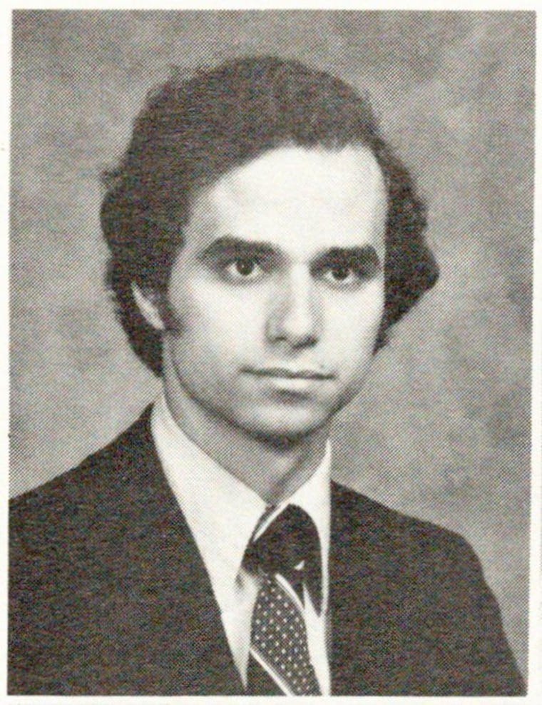 Robert F. Prevost who was just named the Catholic Church's next Pope, Leo XIV, pictured in his Villanova University Class of 1977 yearbook.