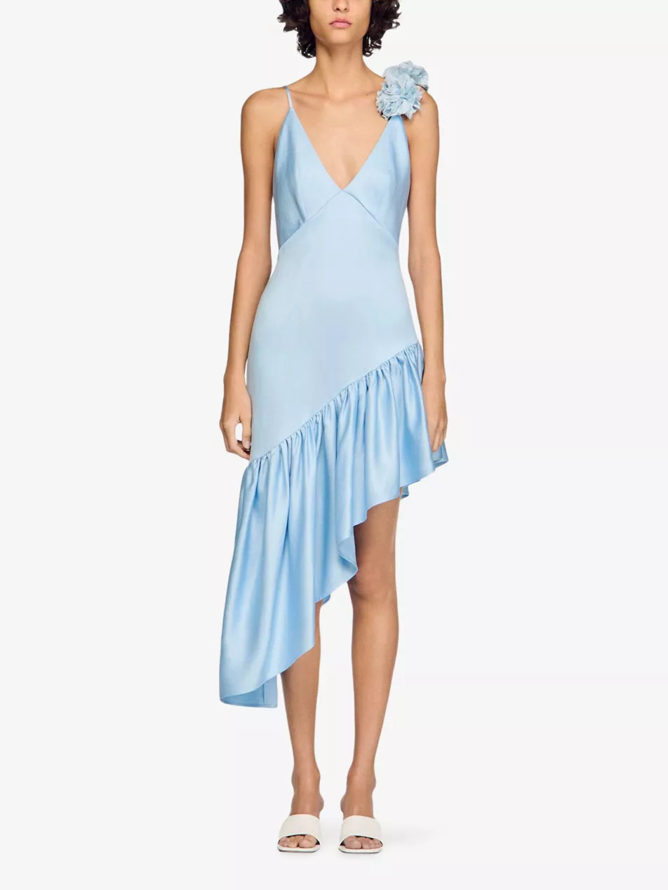 cream linen pencil dress Maxi Dress (Linen)