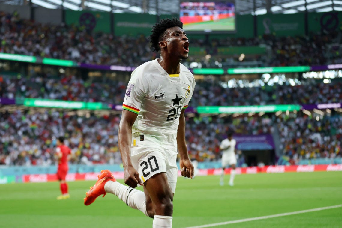 Ghana star Mohammed Kudus credits Erik ten Hag as key to his success