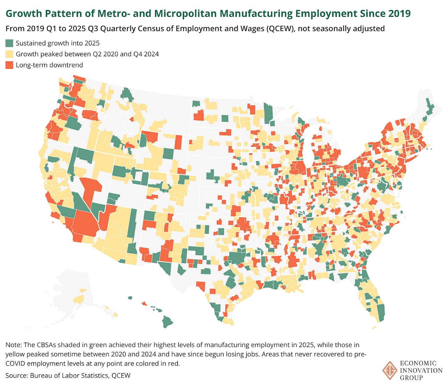 Most recent manufacturing job gains are fading, but growth persists in ...