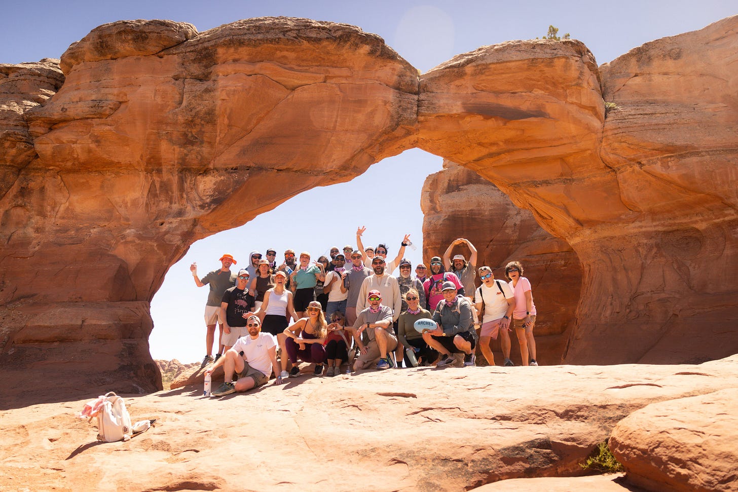 The team in Moab The team in Moab