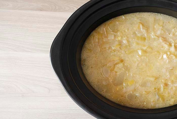 Cómo hacer vichyssoise en Crock Pot