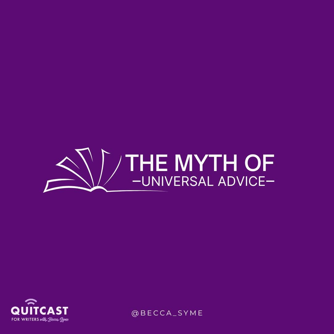 The Myth of Universal Advice with Becca Syme