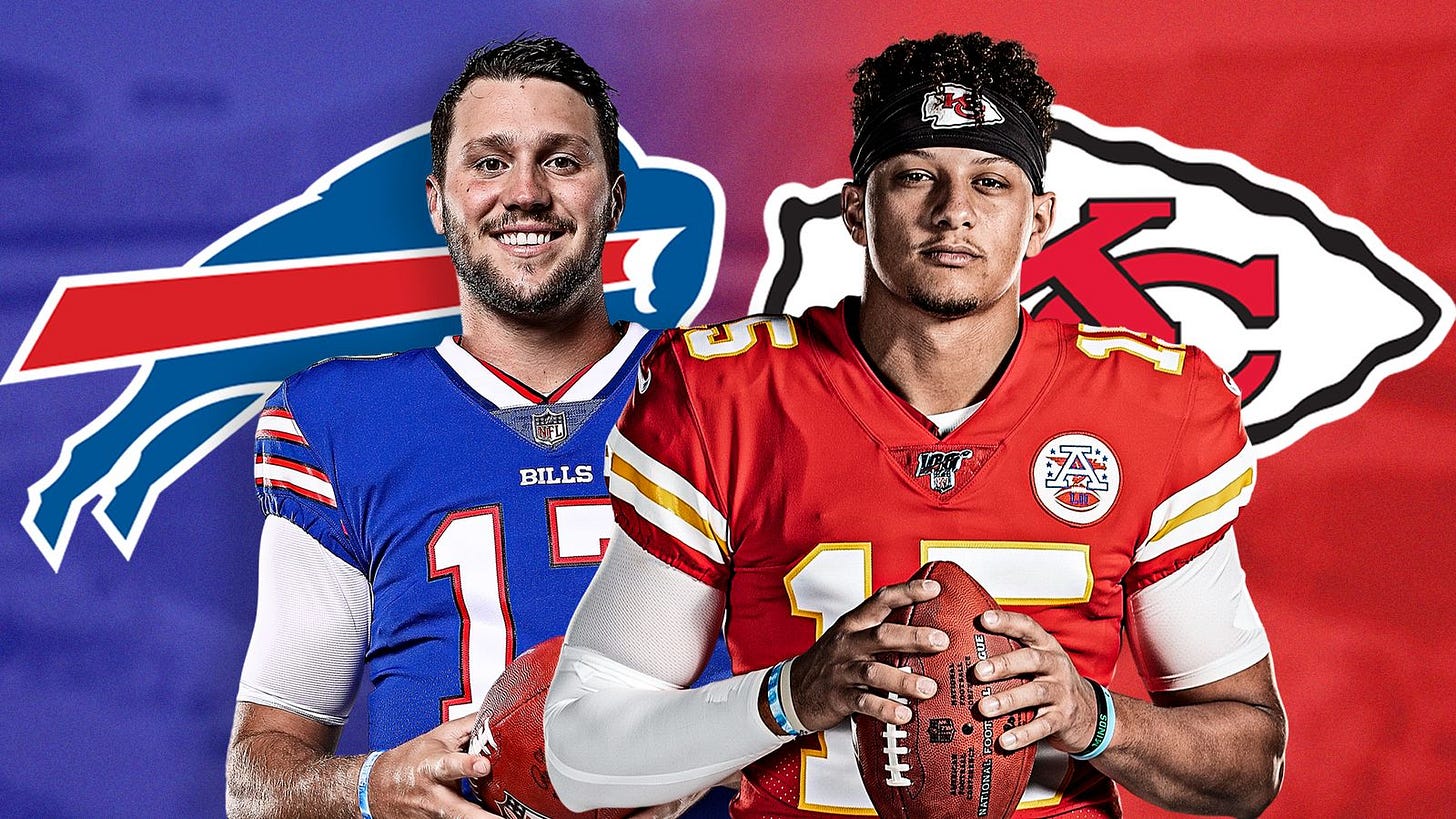 Josh Allen vs Patrick Mahomes: Superstars of the NFL and its next great  rivalry | NFL News | Sky Sports