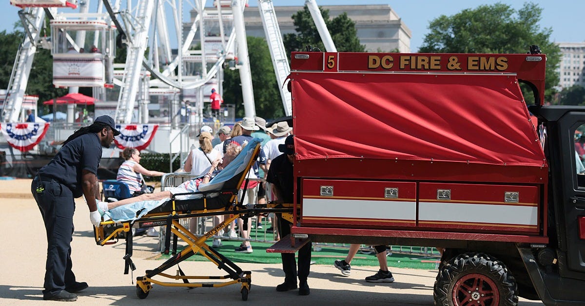 Scorching heat puts kibosh on America's Independence Day Parade – NBC4 Washington Scorching heat puts kibosh on America's Independence Day Parade – NBC4 Washington