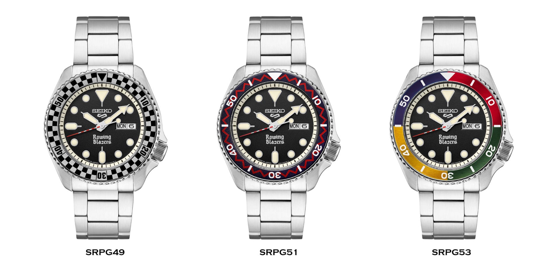 SEIKO　Roox Seiko 5 Sports SRPL85K1 SKX Redux 'Kuro Black' Watch • EAN