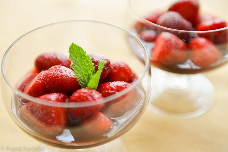 Fragole al vino rosso (Strawberries in Red Wine)