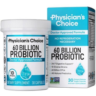 Physician's Choice 60 Billion Probiotic with Prebiotic Capsules - 30ct Physician's Choice 60 Billion Probiotic with Prebiotic Capsules - 30ct