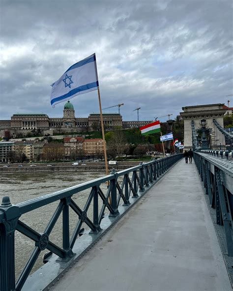 Hananya Naftali 🇮🇱 | Israeli flags flying high in Budapest as PM ...
