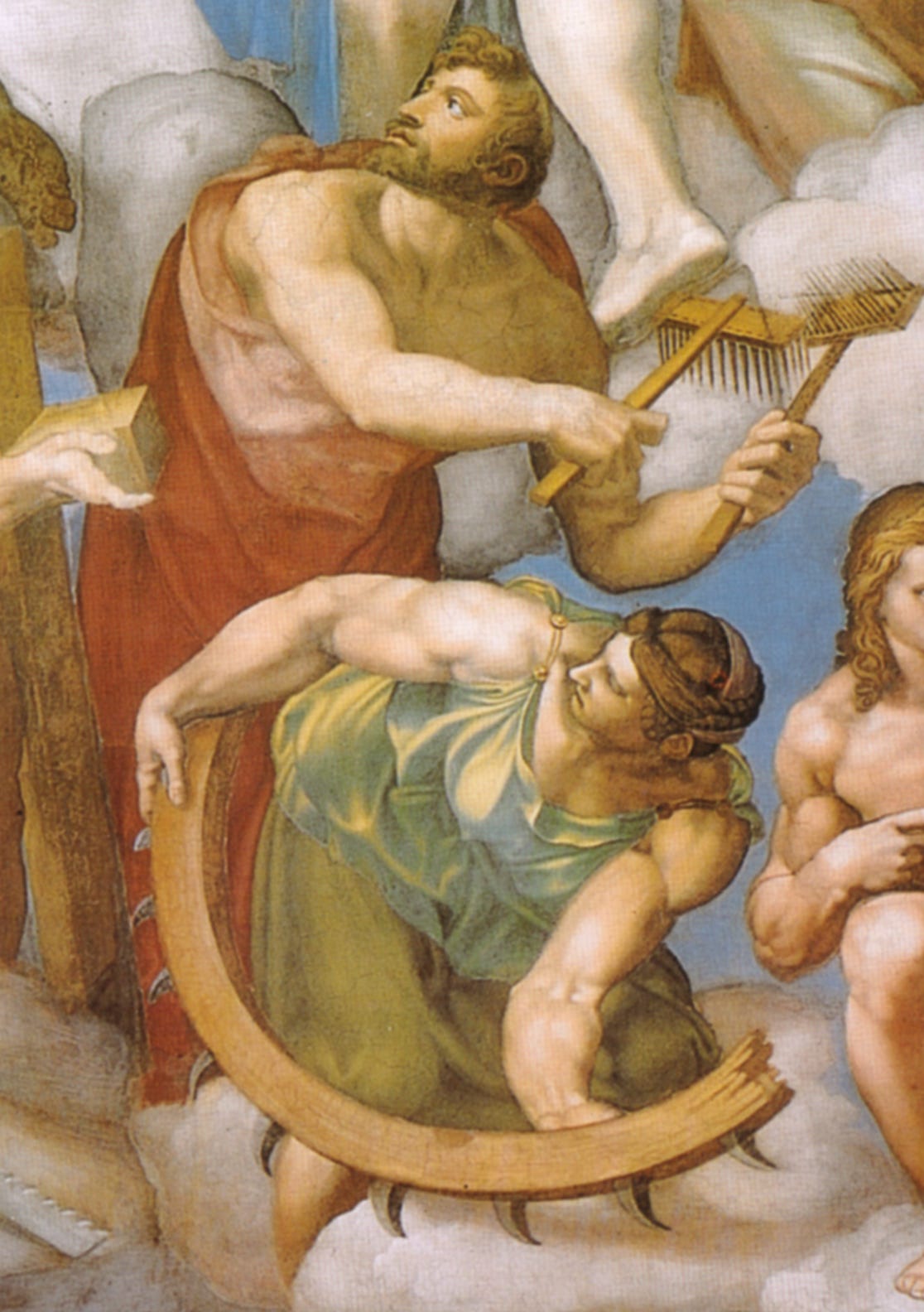 Michelangelo Last Judgment saints