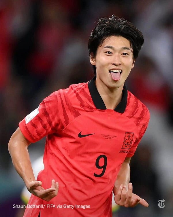 Cho Gue-sung. (Photo: Shaun Botterill/ FIFA via Getty Images)