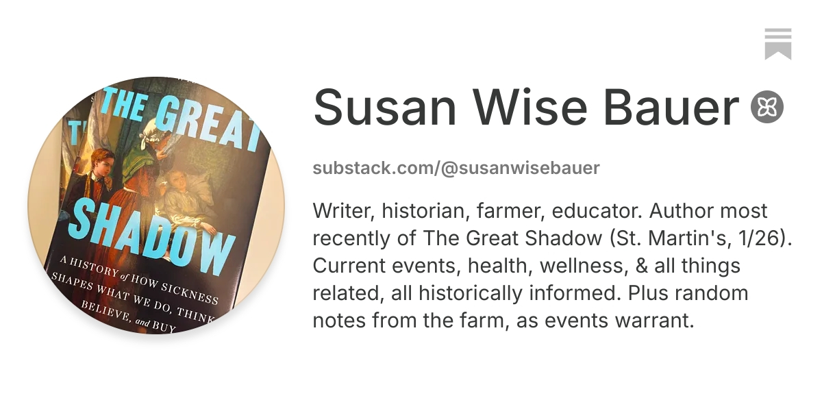 Susan Wise Bauer | Substack