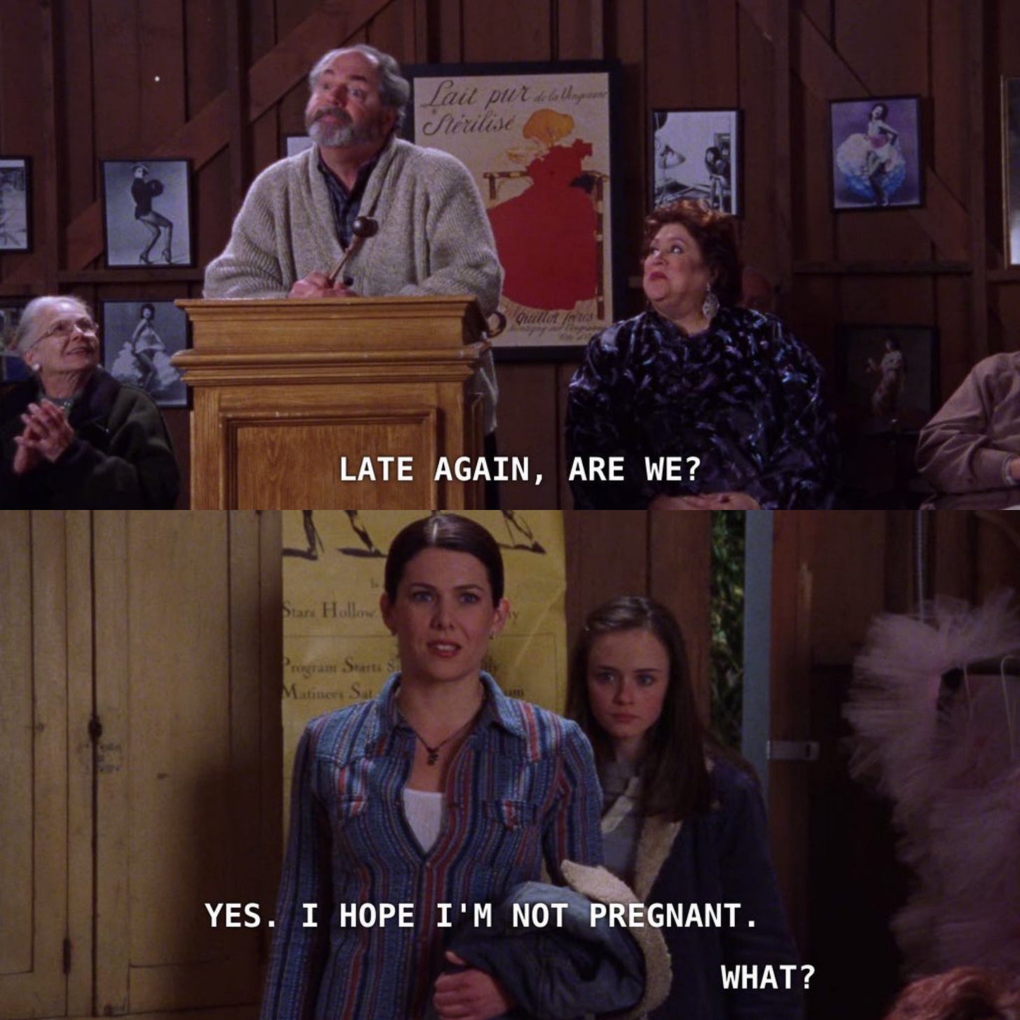 lauren on X: "lorelai gilmore, an actual comedian https://t.co/e95Z5VJXJr"  / X