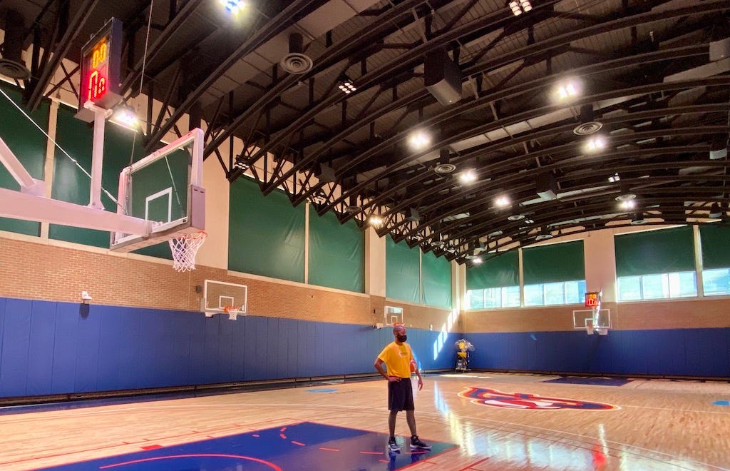 Inside the Indiana Fever’s new practice court.