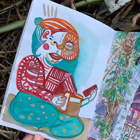 Ubud - Bali Sketches