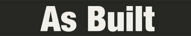 As Built