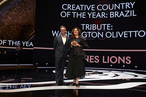 Winners at the Cannes Lions Festival of Creativity