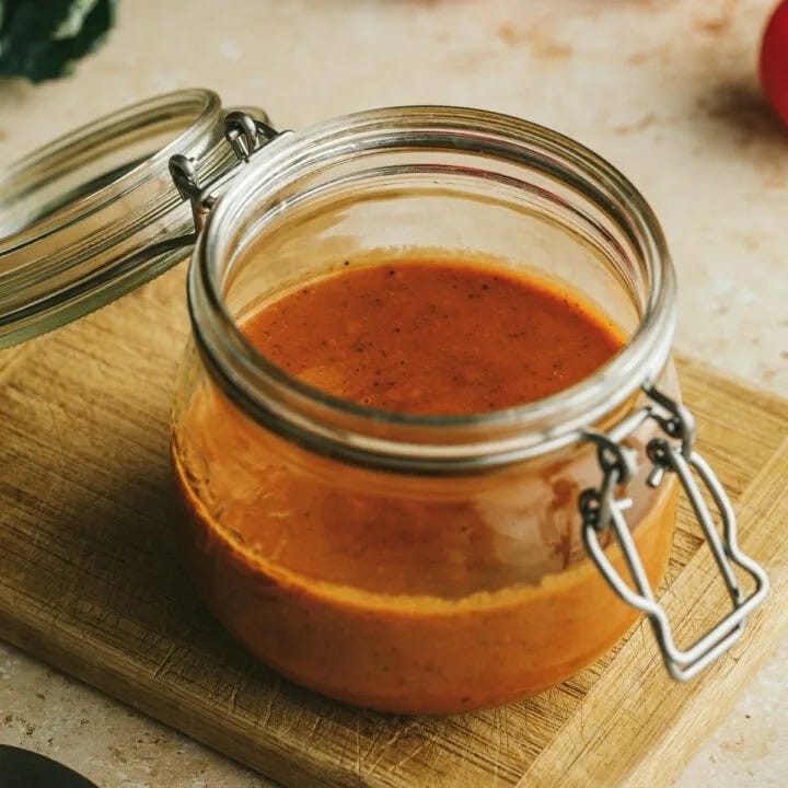 Sun-Dried Tomato Vinaigrette Dressing - Stem and Spoon
