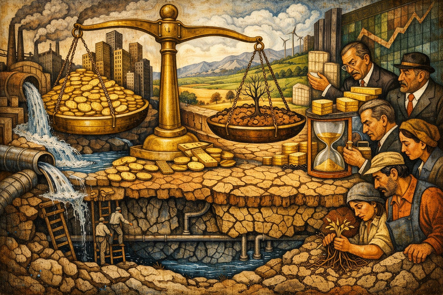 A parallel authority: financial legitimacy without hydrological legitimacy