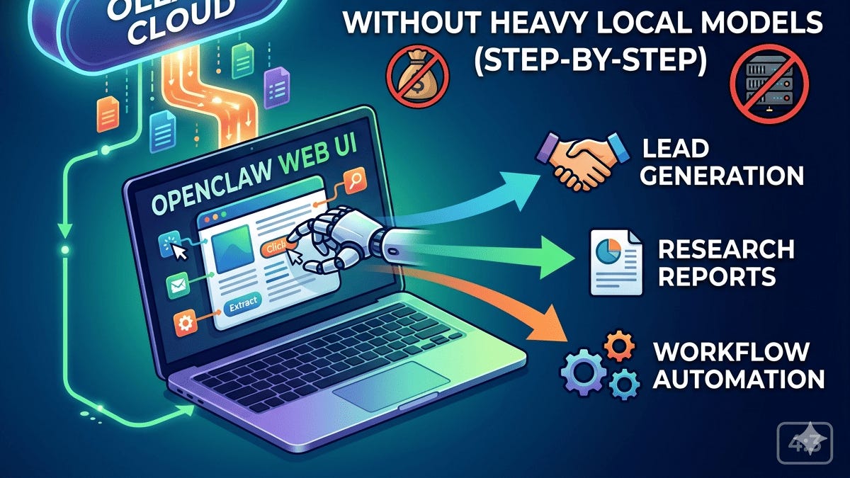 How to Install and Run OpenClaw for Free With Ollama Cloud (Step-by ...
