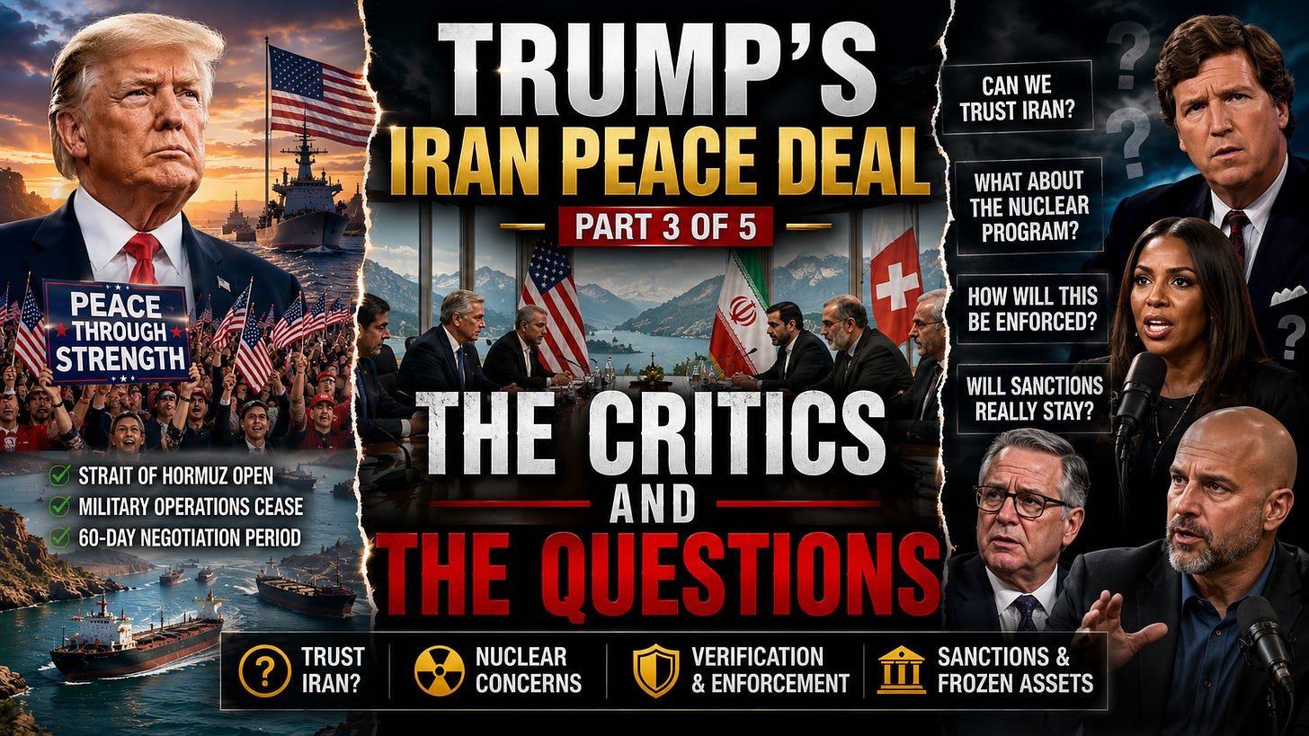 Trump's Iran Peace Deal: Part 3 of 5