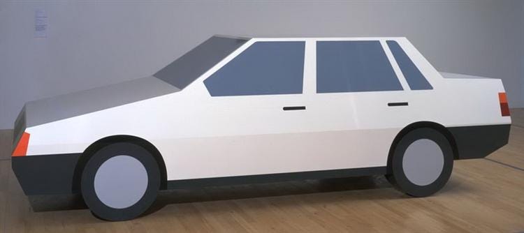 You are driving a Volvo, 1996 - Julian Opie