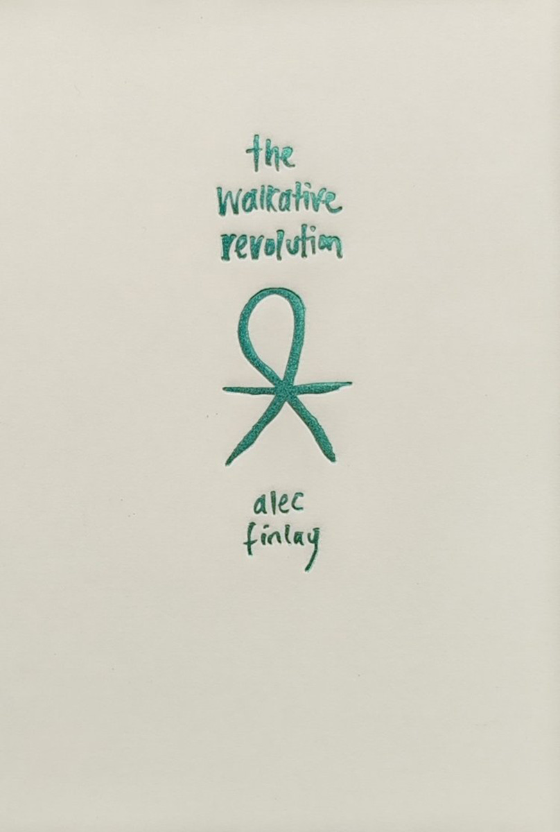 Alec Finlay, The Walkative Revolution, Guillemot Press, Cornwall, 2025, made with Sirio Color, Materica and Arena papers [Art: © Alec Finlay]