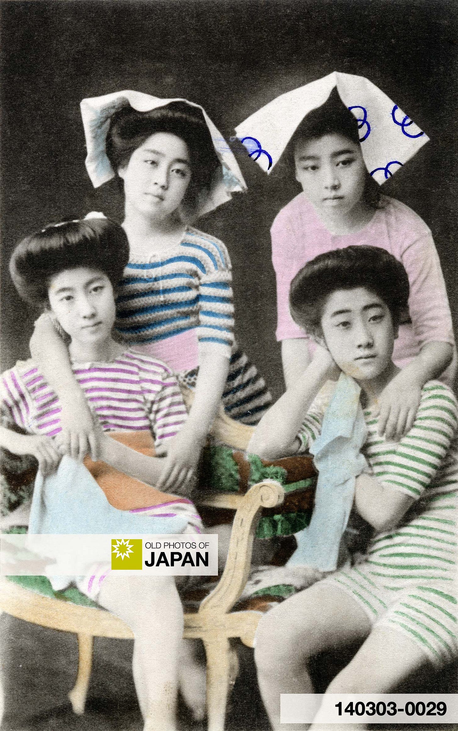 140303-0029 - Japanese Women in Bathing Suits, 1910s